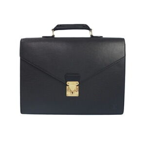 Louis Vuitton Epi Ambassador Business Bag Black